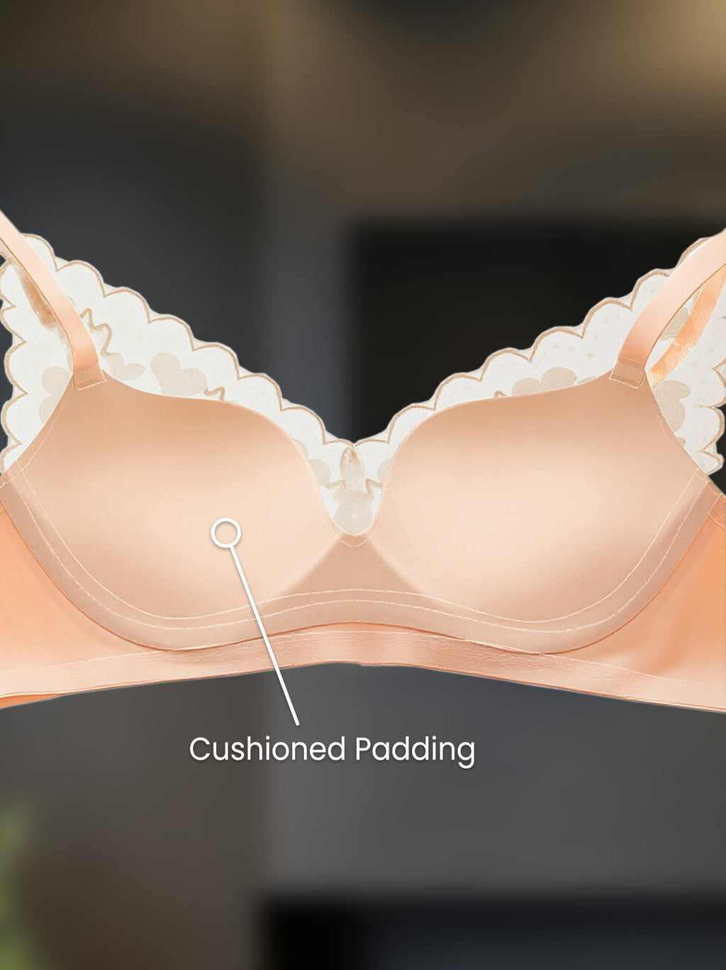 Wavy Lace Lift Bra