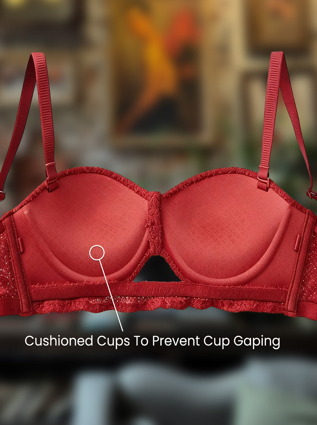 No-Gap Demi Push-Up Bra
