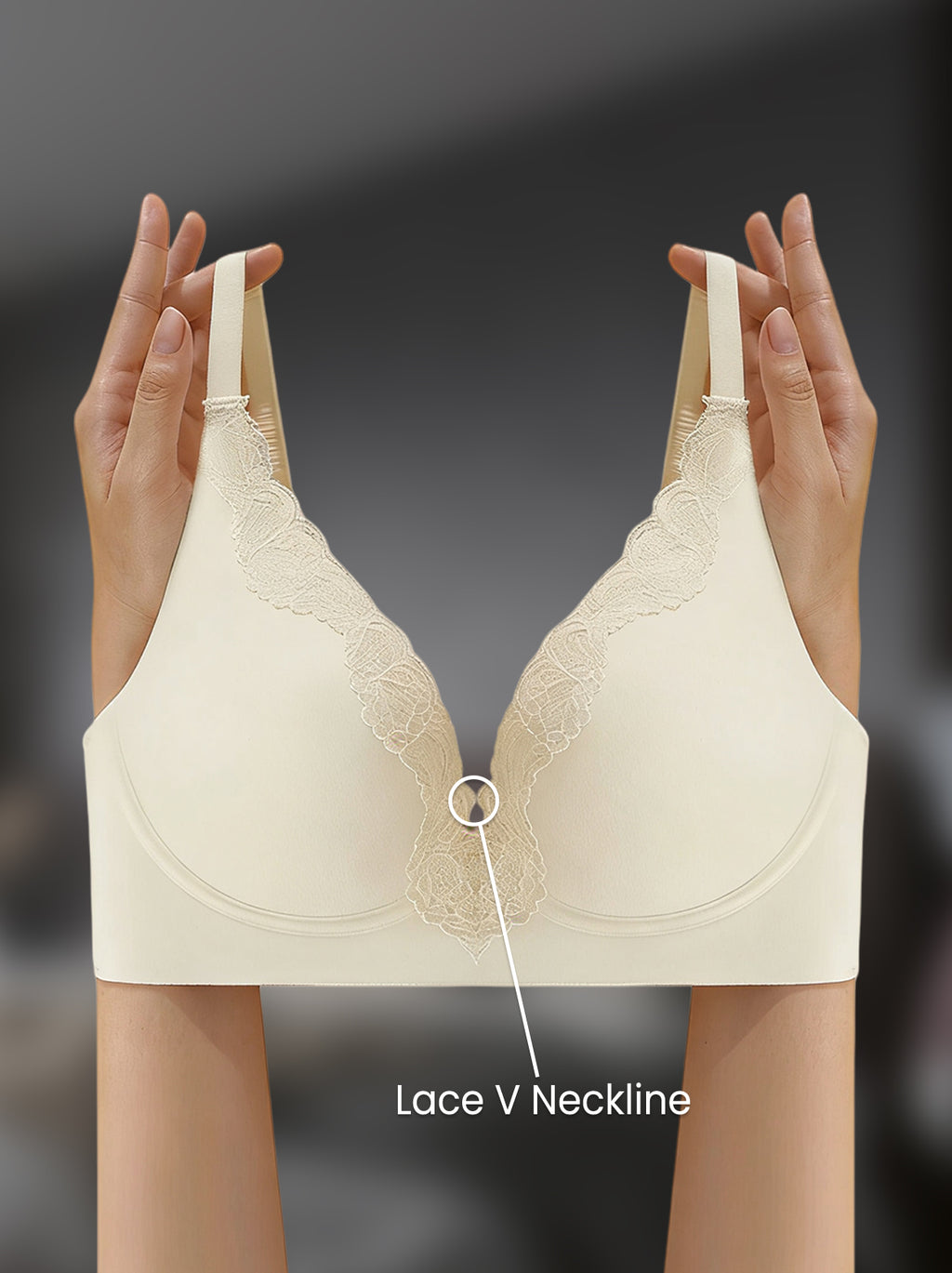 Lace Ease V Bra