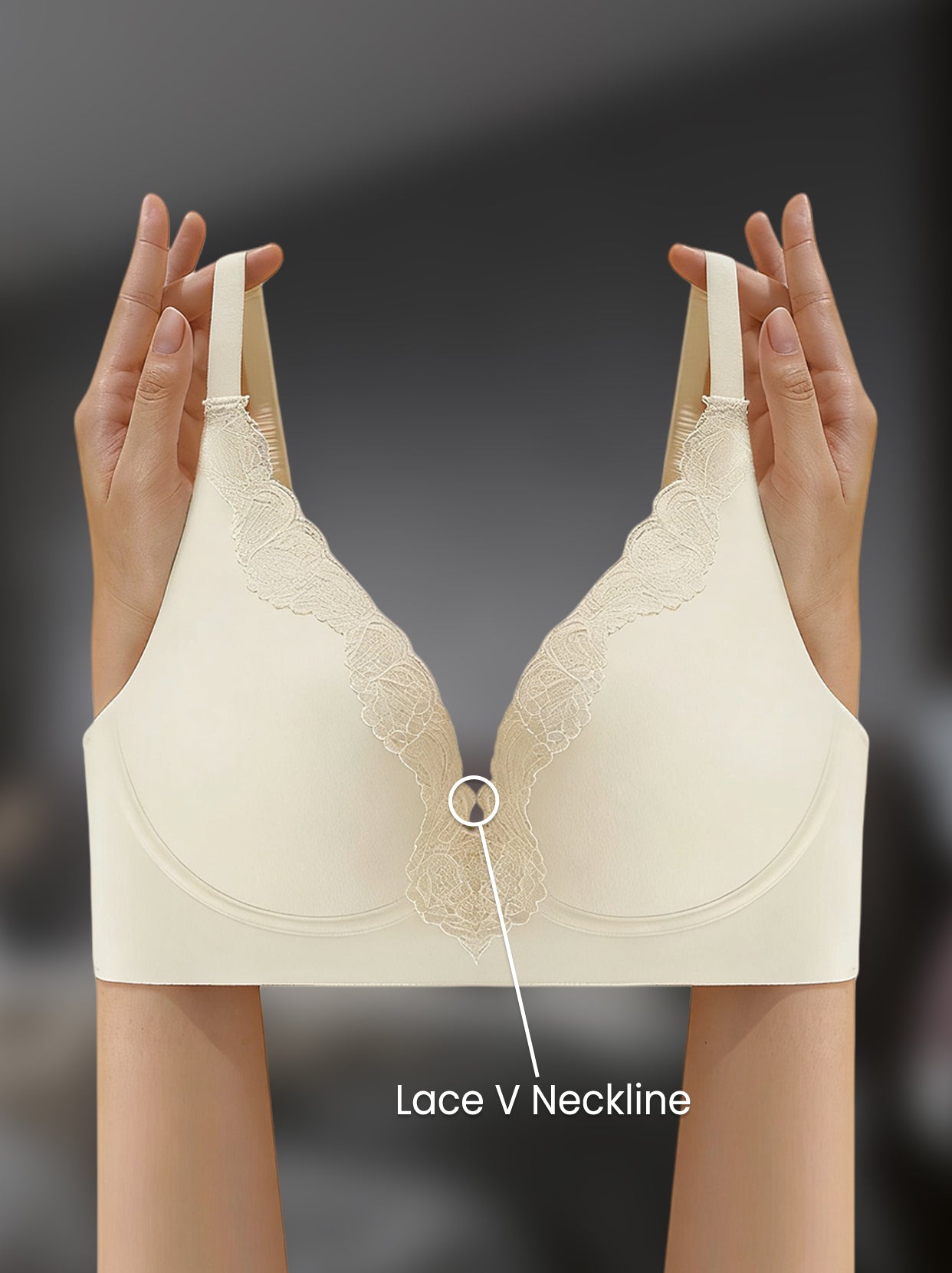 Lace Ease V Bra