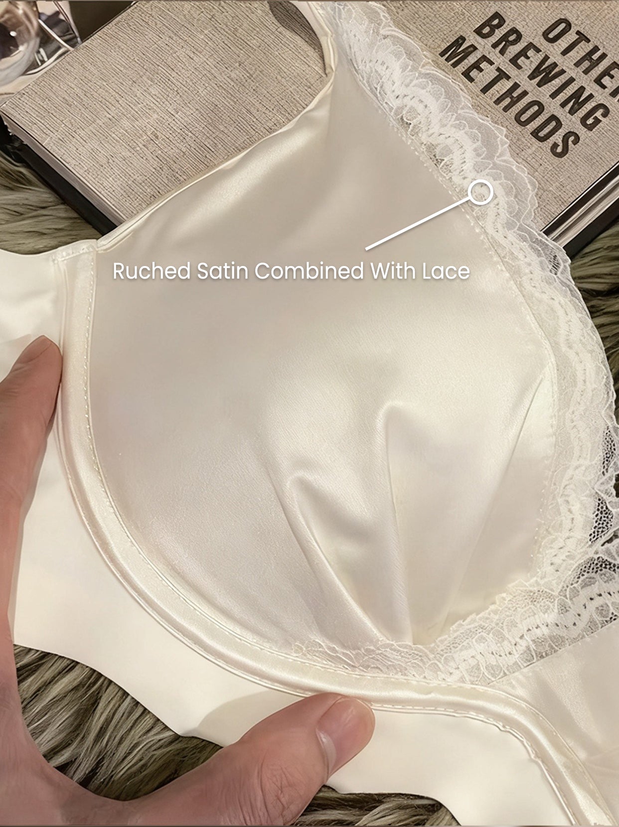 Ruched Luxe Plunge Bra