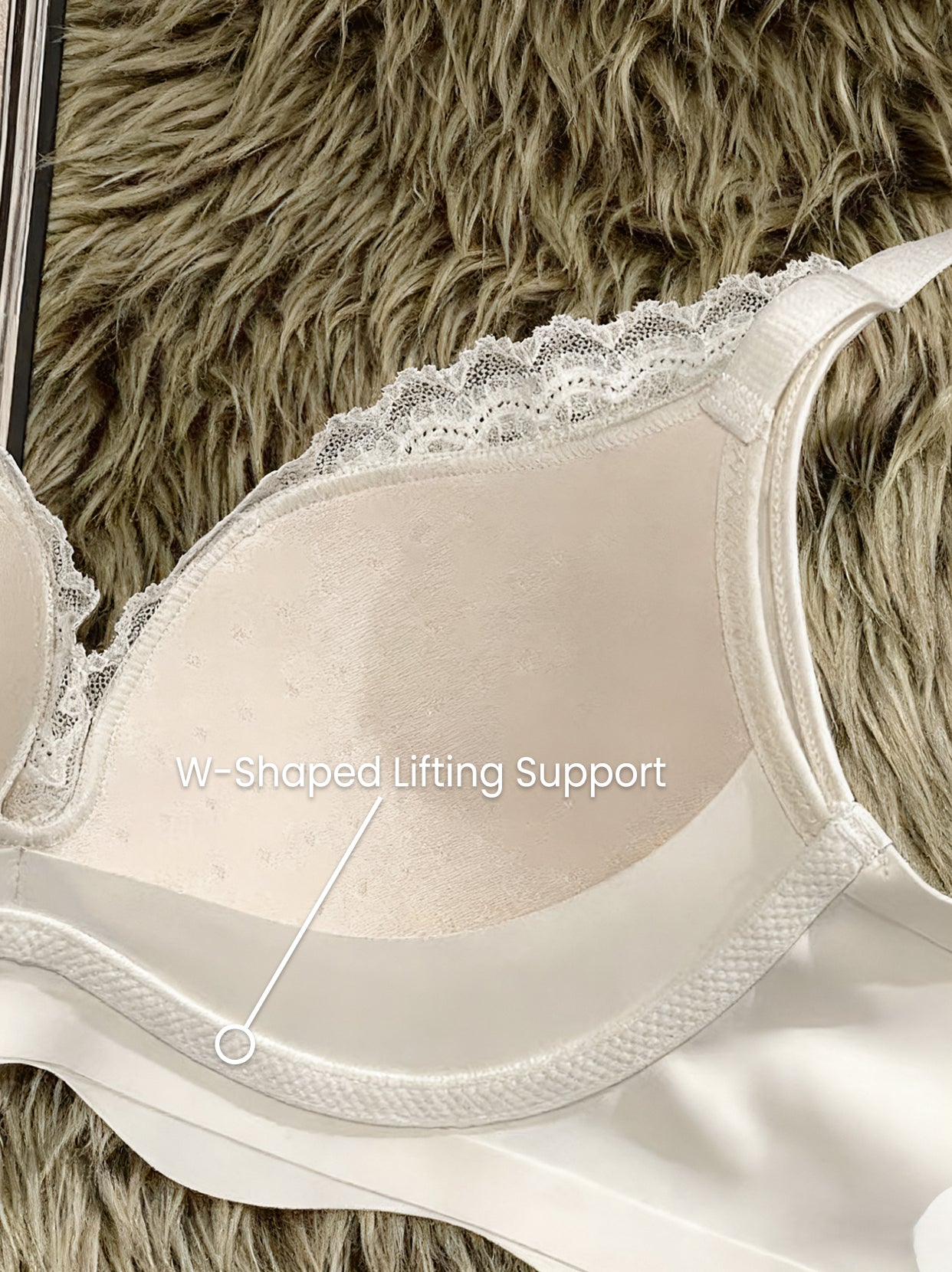 Ruched Luxe Plunge Bra