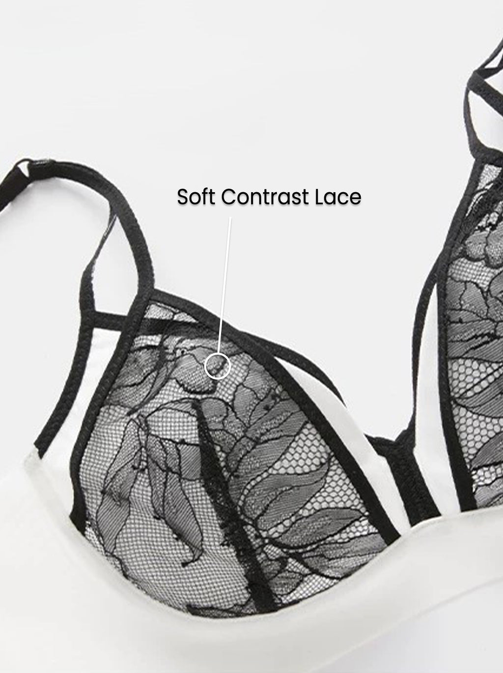 Airy Lace V Bra