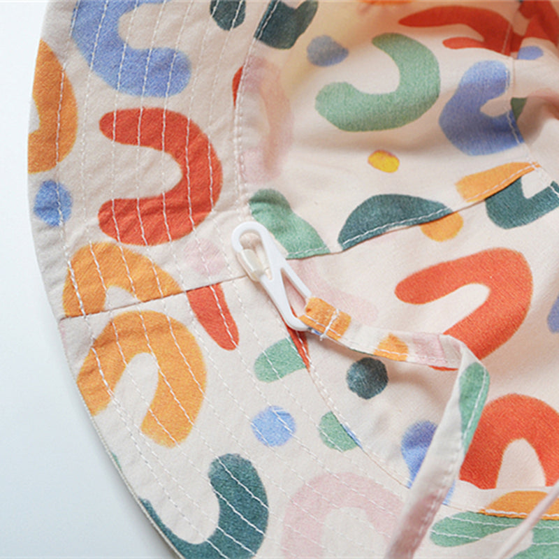 Two-sided Children's Sunshade Fisherman's Hat