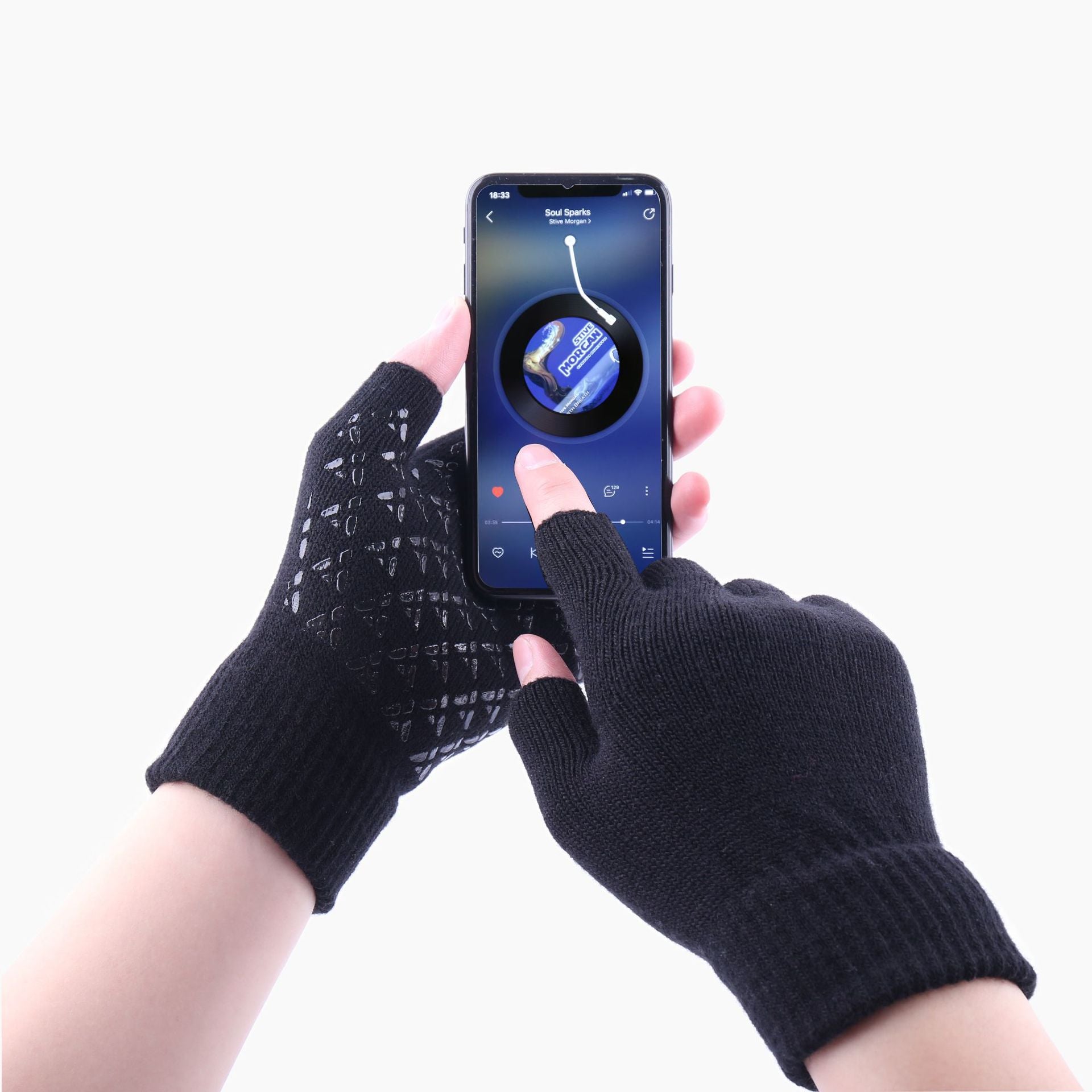 Winter Warm Half-Finger Knitted Gloves