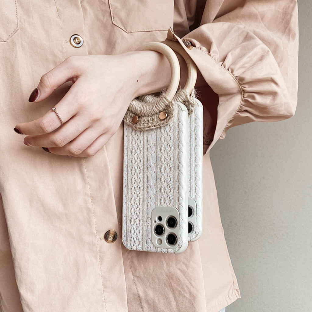 Boho Knitted Phone Case for iPhone 12