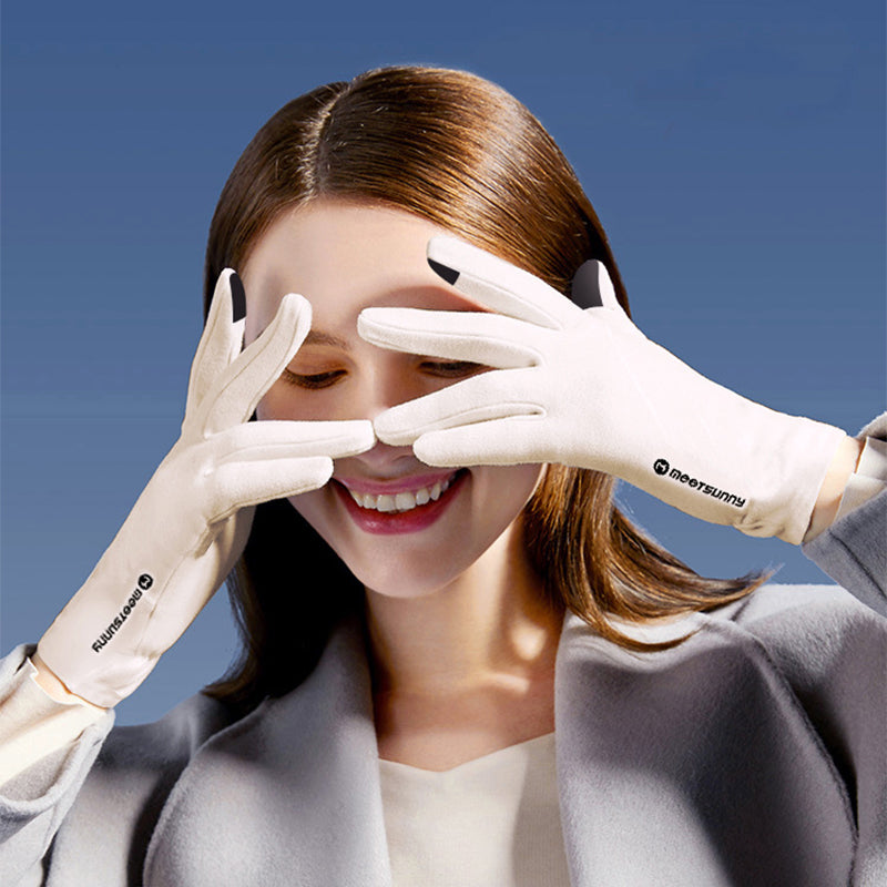 Fashion Non-Slip Elastic Slim Gloves