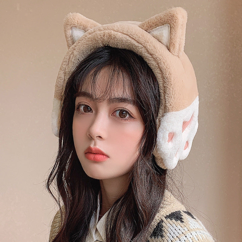 Cute Cat's Claw Warm Earmuffs