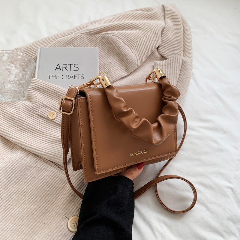 Ladies Workplace Sasual Solid Color Handbag Shoulder Bag