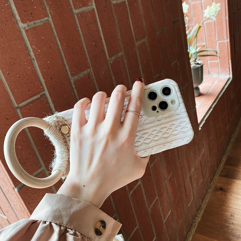 Boho Knitted Phone Case for iPhone 12