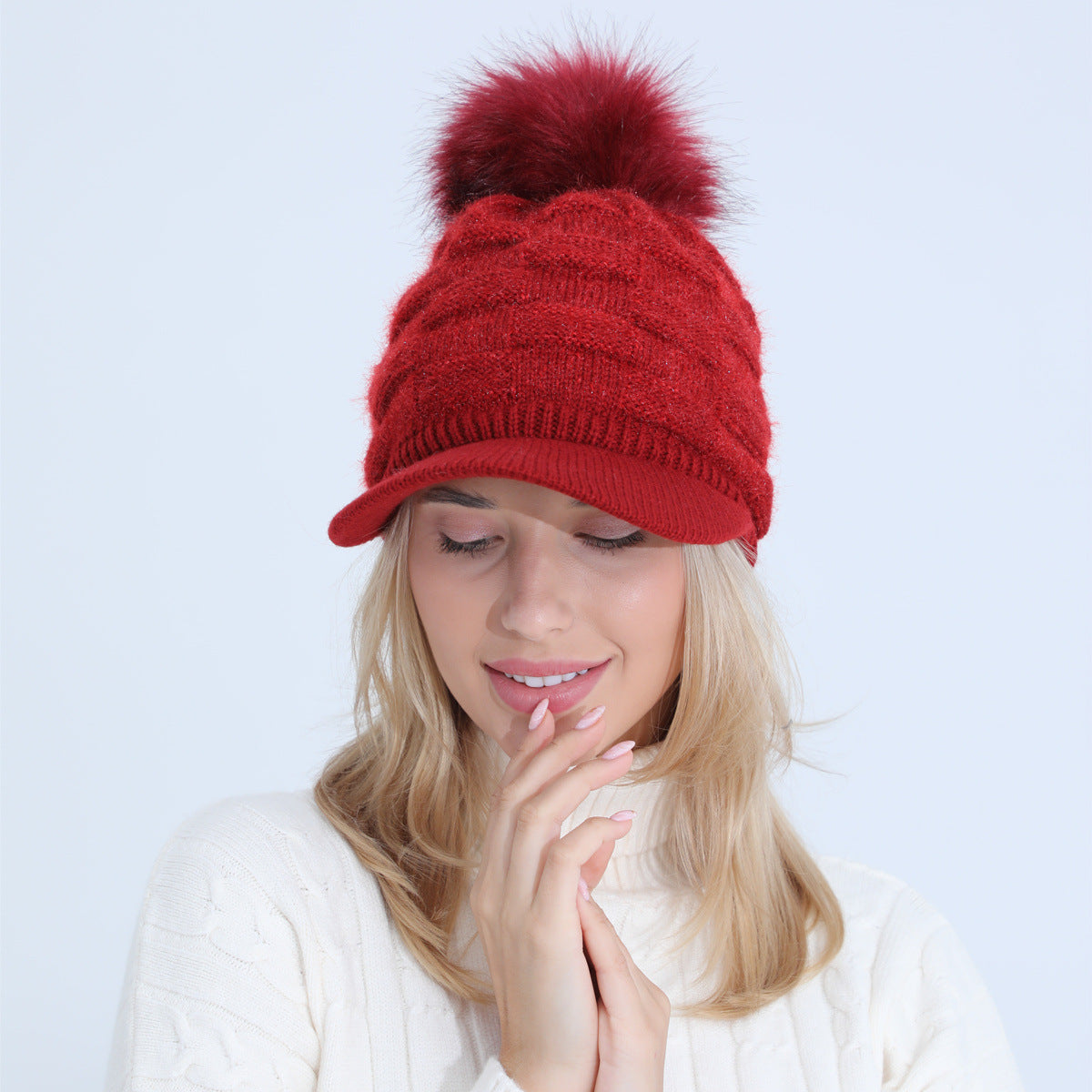 Breathable Warm Knitted Cap For Cold Weather