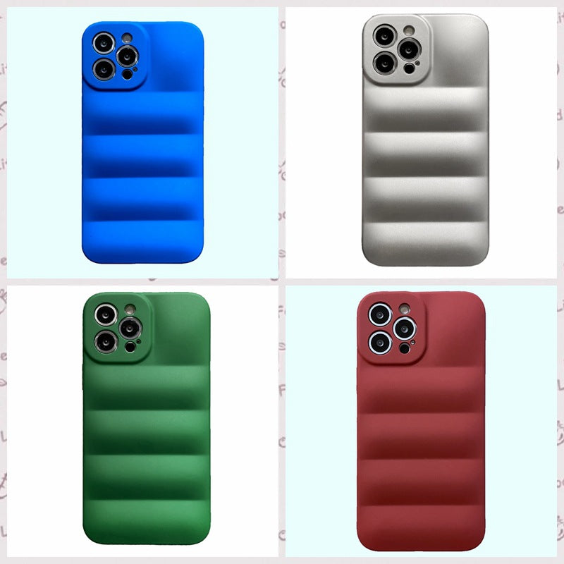 Winter down jacket phone case for iPhone 13 &12