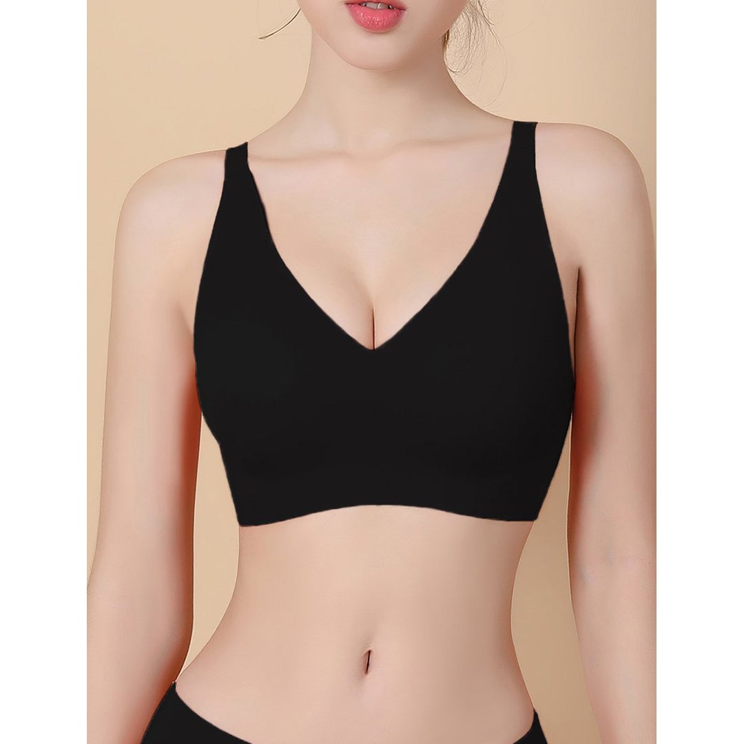 Back Closure Seamless Wireless Bra