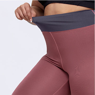 Mesh Stitching Large Size Quick-Drying Yoga Pants