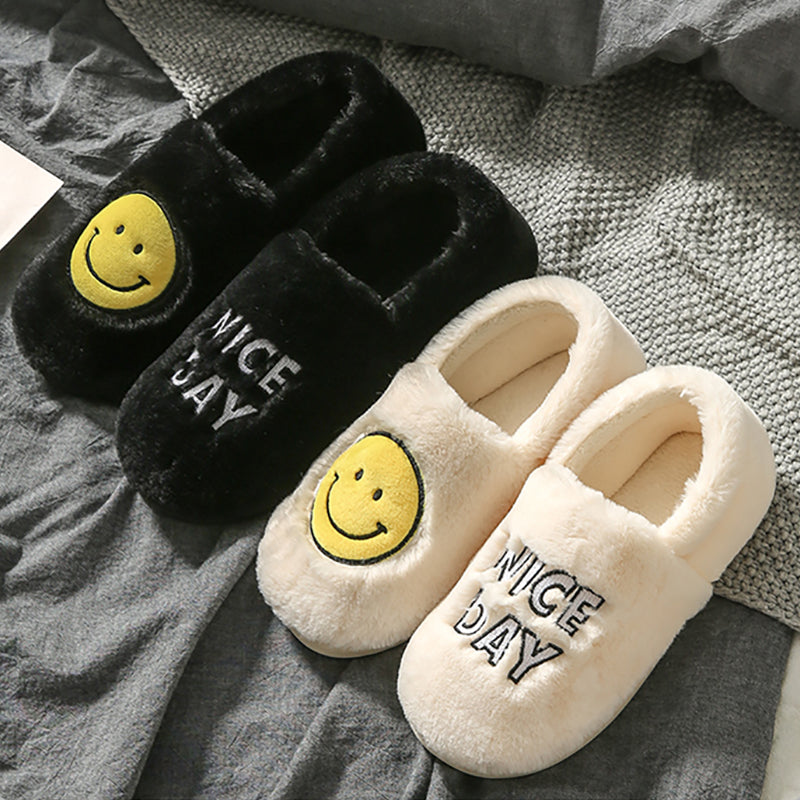 Lovers’ Winter Warm Home Plush Slippers