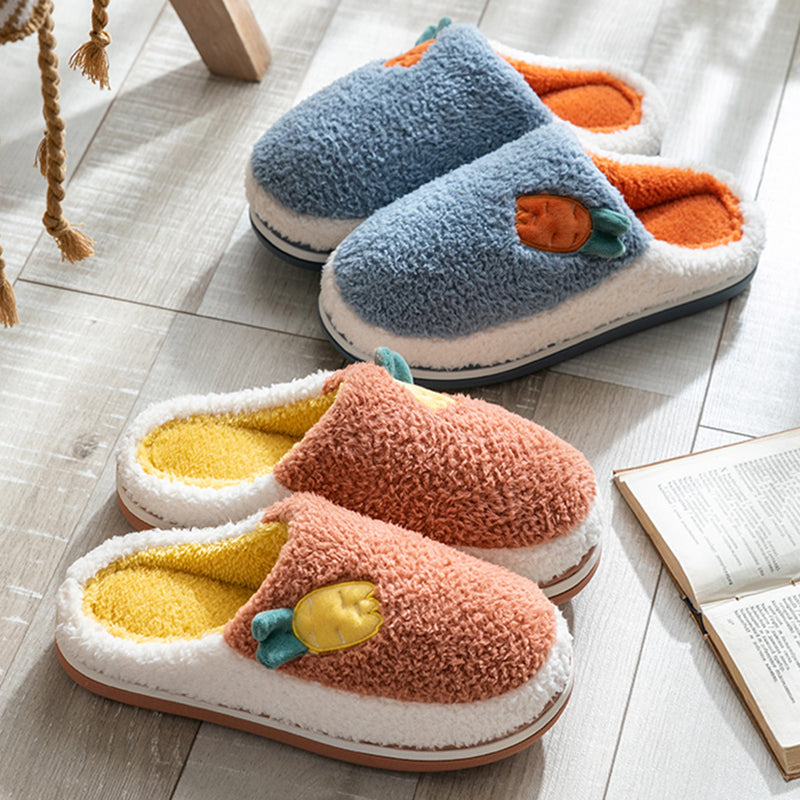 Lovers‘ Winter Home Non-Slip And Warm Plush Slippers