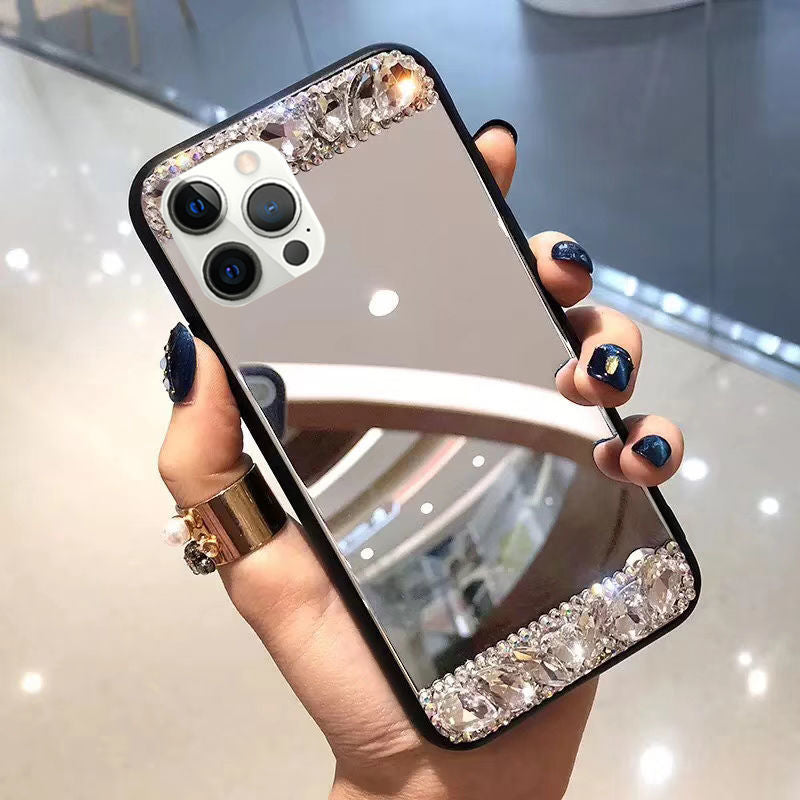 Stylish blingbling mirror phone case for iPhone 12