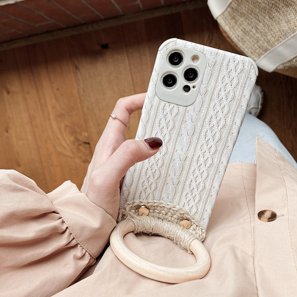 Boho Knitted Phone Case for iPhone 12