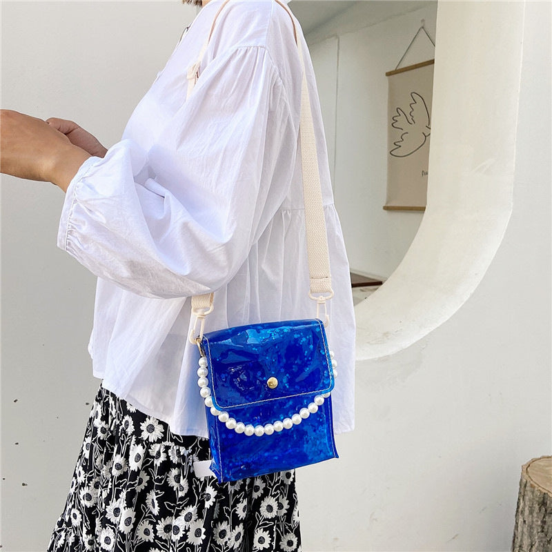 Fashion Sequin Small Chain Transparent Mini Crossbody Bag