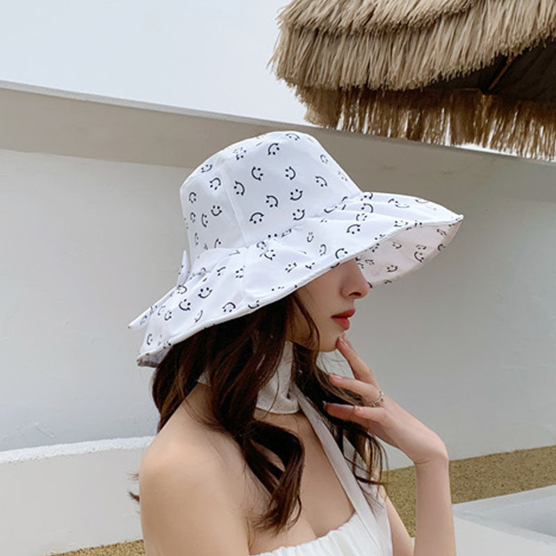 Bowknot Sunscreen Bucket Hat