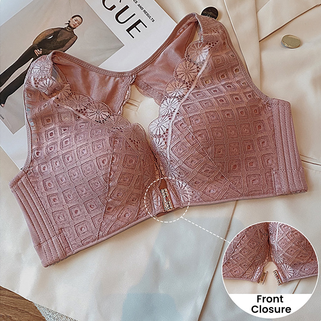 Ziibras™ Front Closure Breathable Thin Bra