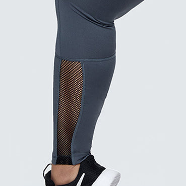 Mesh Breathable Plus Size Sports Stretch Tight Yoga Pants