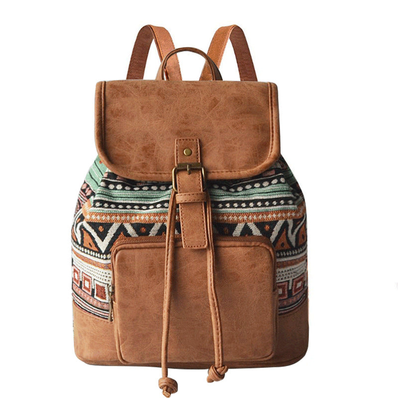 Vintage Bohemian Canvas Backpack