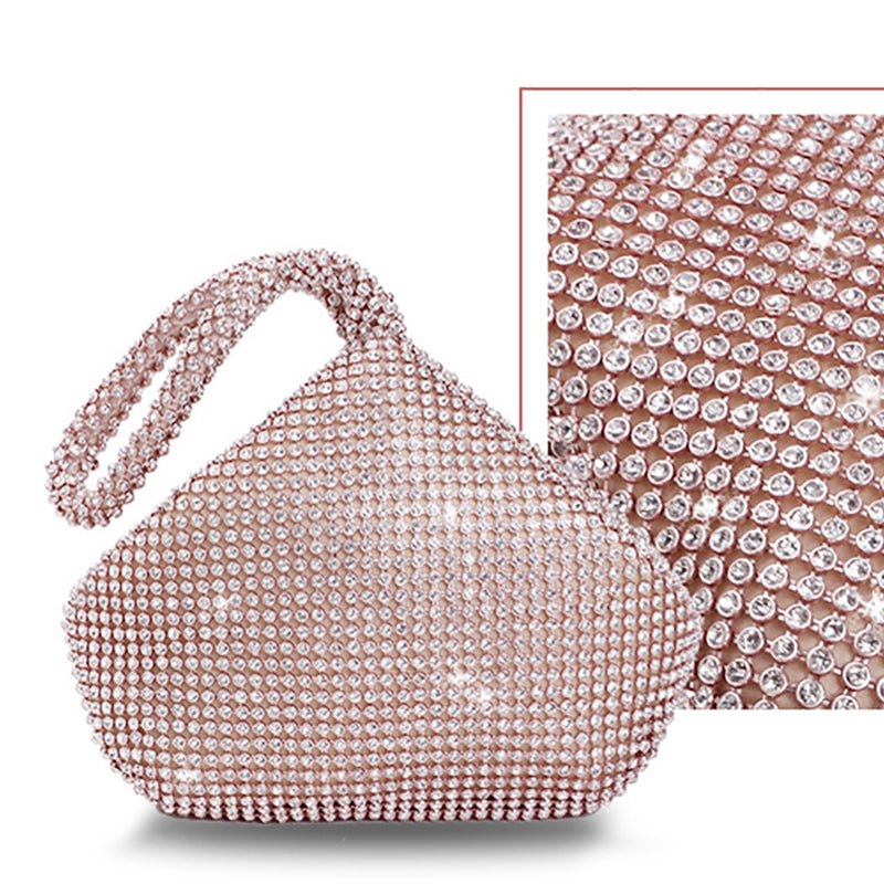 Fashionable Portable Rhinestone Mini Handbag Party Essential