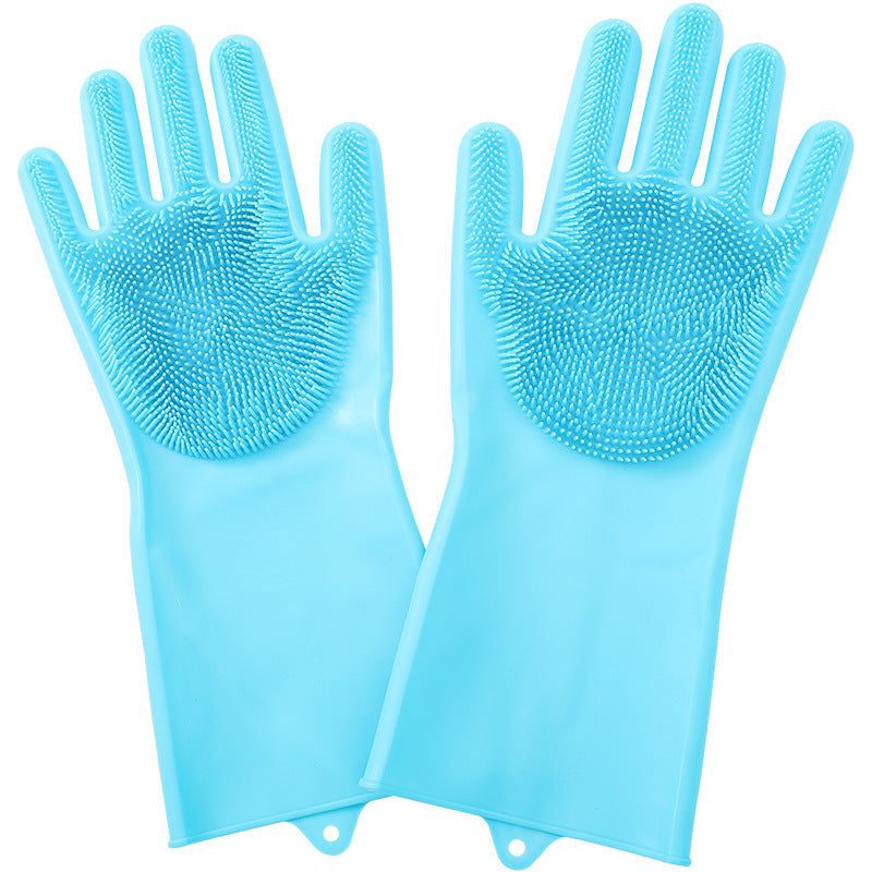 185g Thick Silicone Pet Bath Gloves