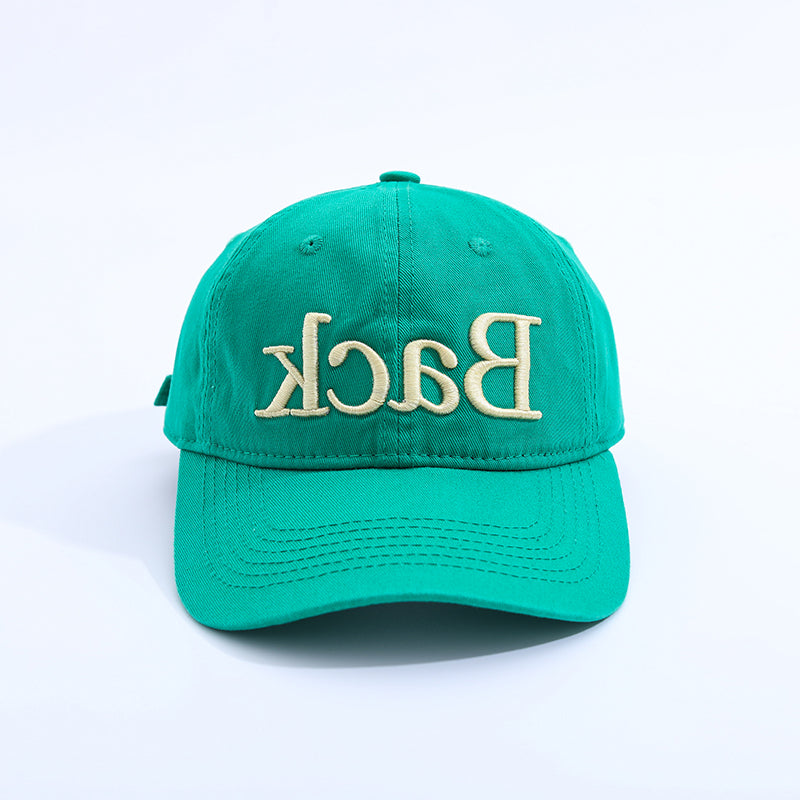 Versatile Casual Embroidered Reverse Lettering Baseball Cap