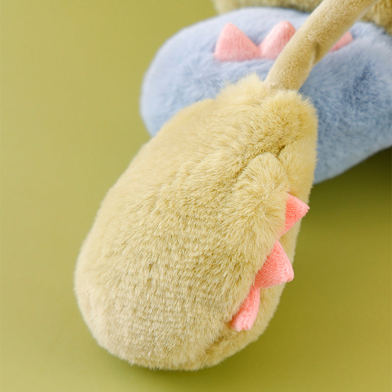 Artificial Rabbit Fur Cute Lizard Tongue Out Warm Mittens