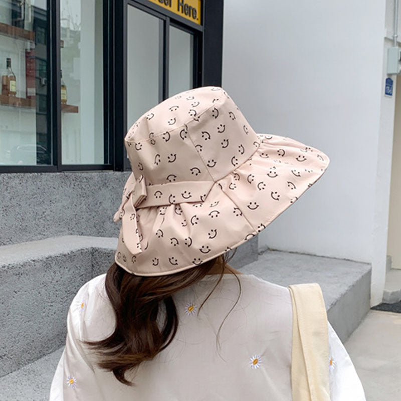 Bowknot Sunscreen Bucket Hat