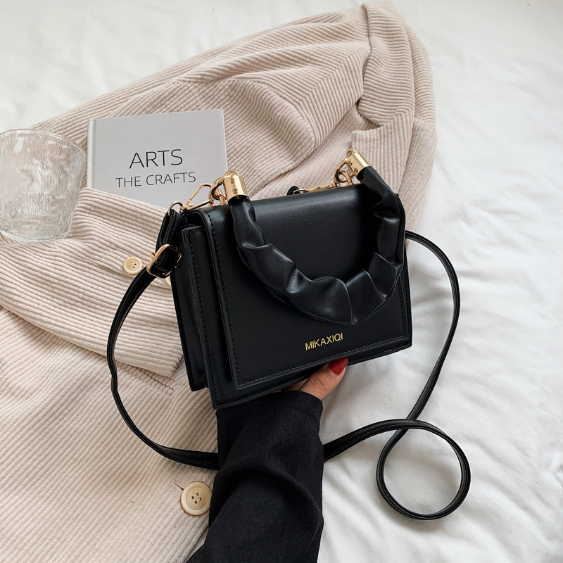 Ladies Workplace Sasual Solid Color Handbag Shoulder Bag