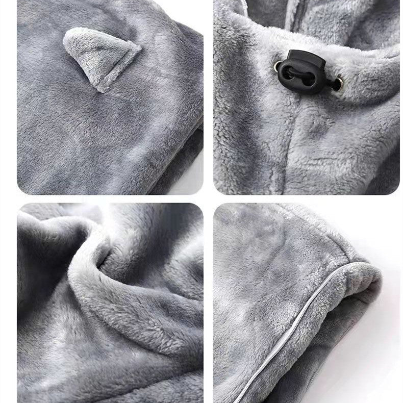 One-piece Scarf Hat with Protective Mask For Outdoor