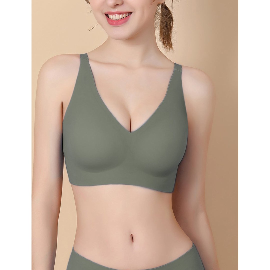 Back Closure Seamless Wireless Bra