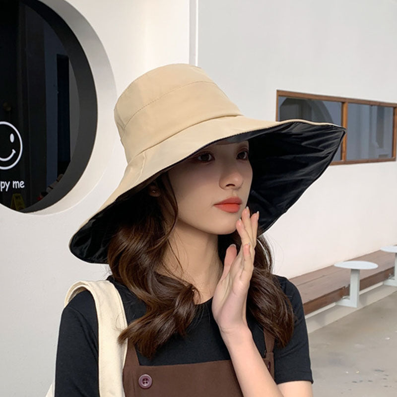 Spring And Summer Large Brim Sunshade Bucket Hat