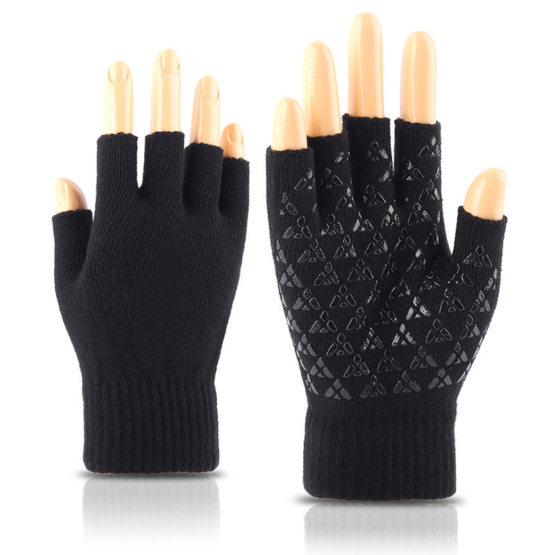 Winter Warm Half-Finger Knitted Gloves