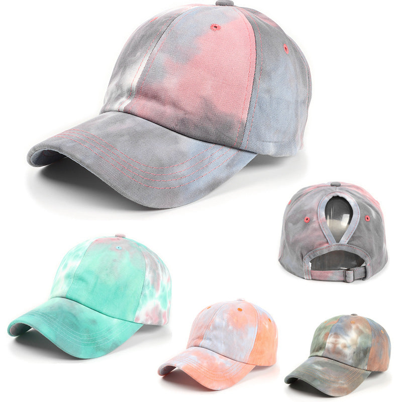 Tie-dye Ponytail Baseball Cap