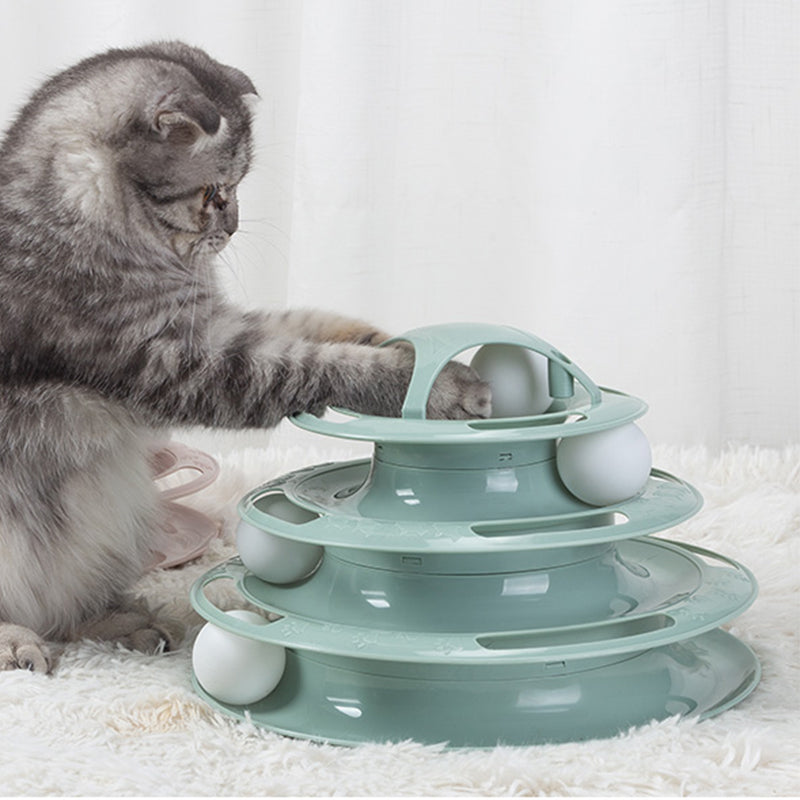 Cat Toys Turntable Ball Funny Cat Artifact