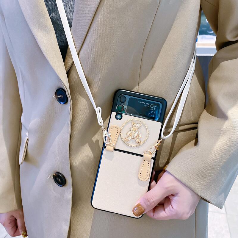 Portable folding screen phone case for Samsung zflip3