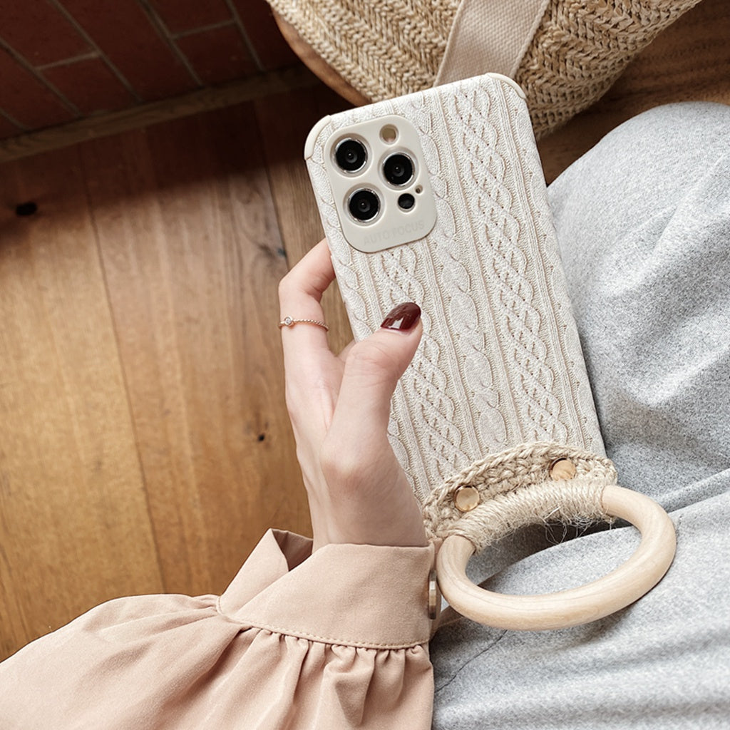 Boho Knitted Phone Case for iPhone 12