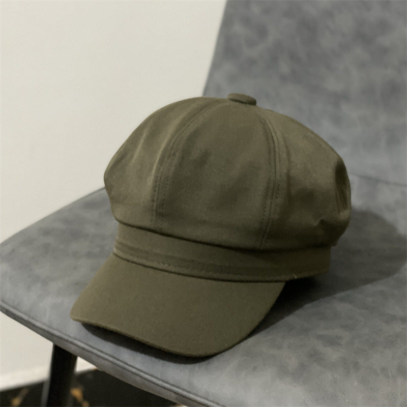 Spring And Autumn Retro Versatile For Short Hair Hat