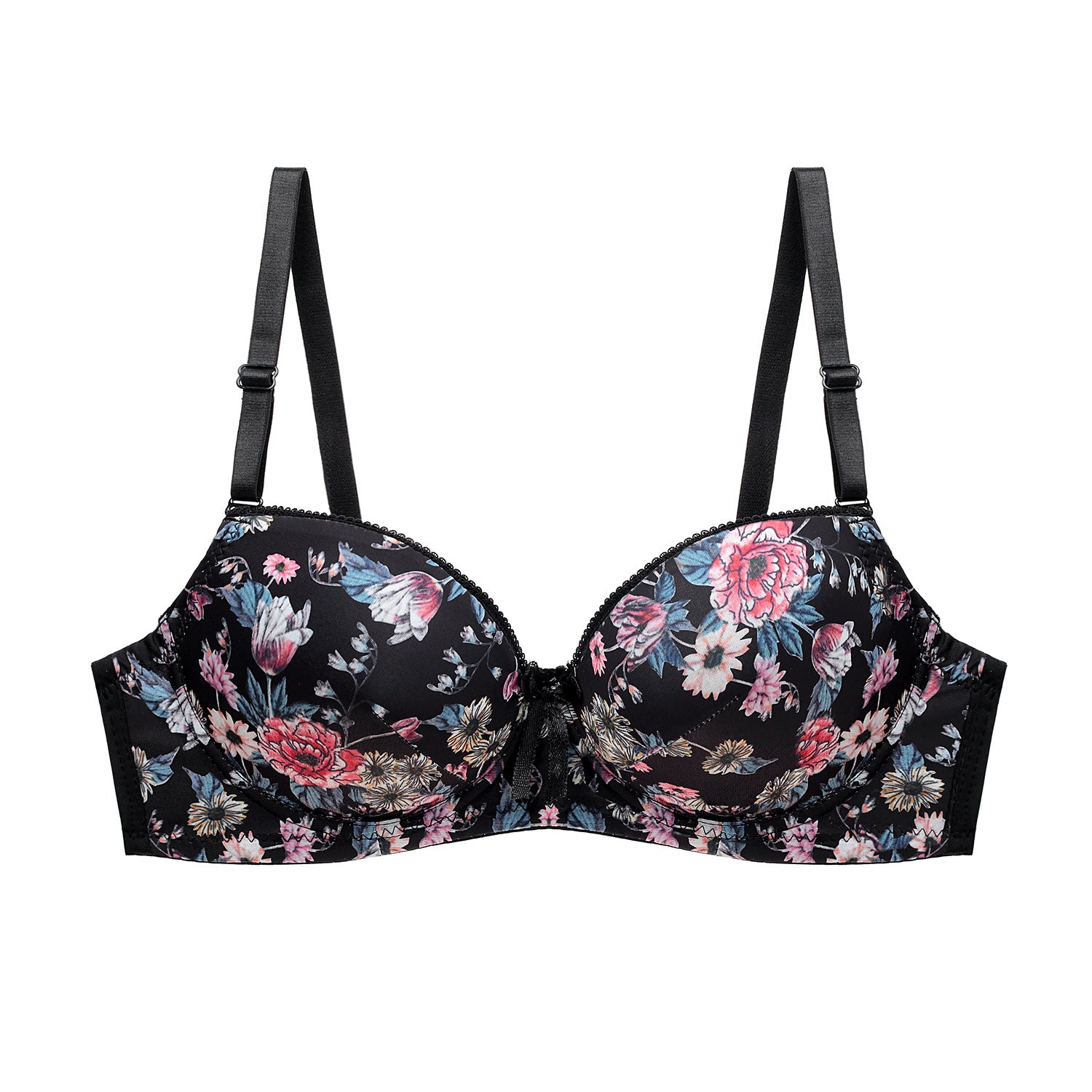 Ziibras Sexy Lace Print Push-Up Bras Set