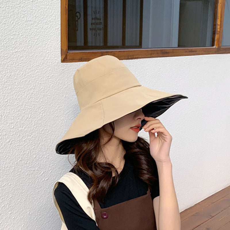 Spring And Summer Large Brim Sunshade Bucket Hat