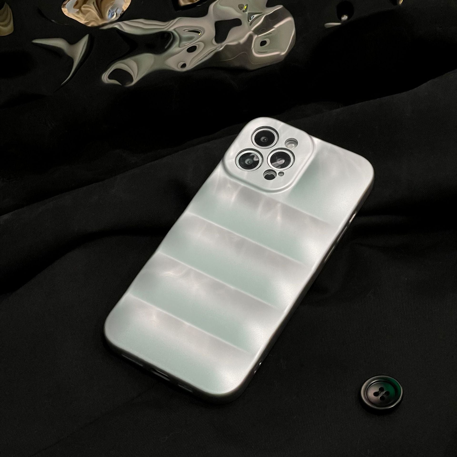 Winter down jacket phone case for iPhone 13 &12