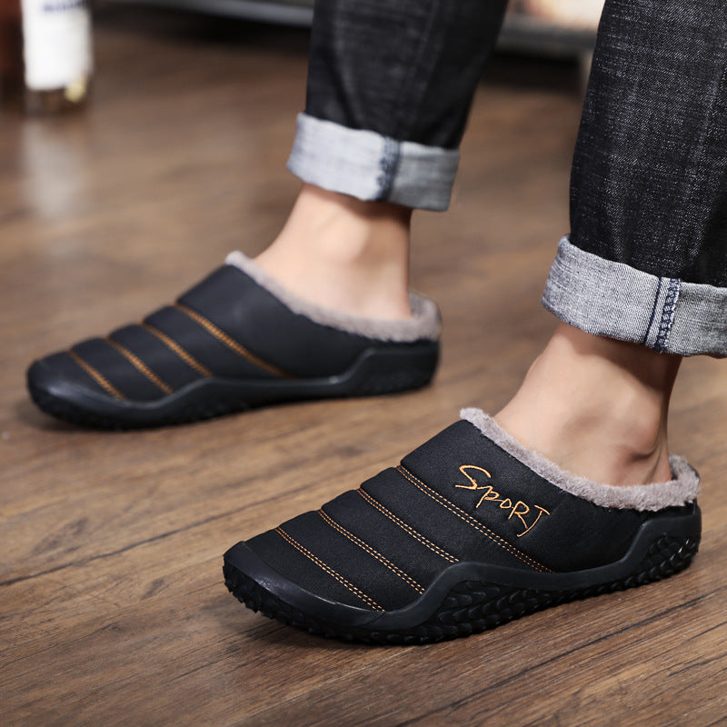 Winter Men Casual Cotton Slippers
