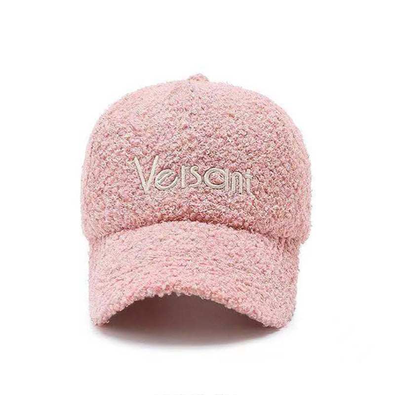 Fashion Adjustable Velcro Lamb Plush Cap