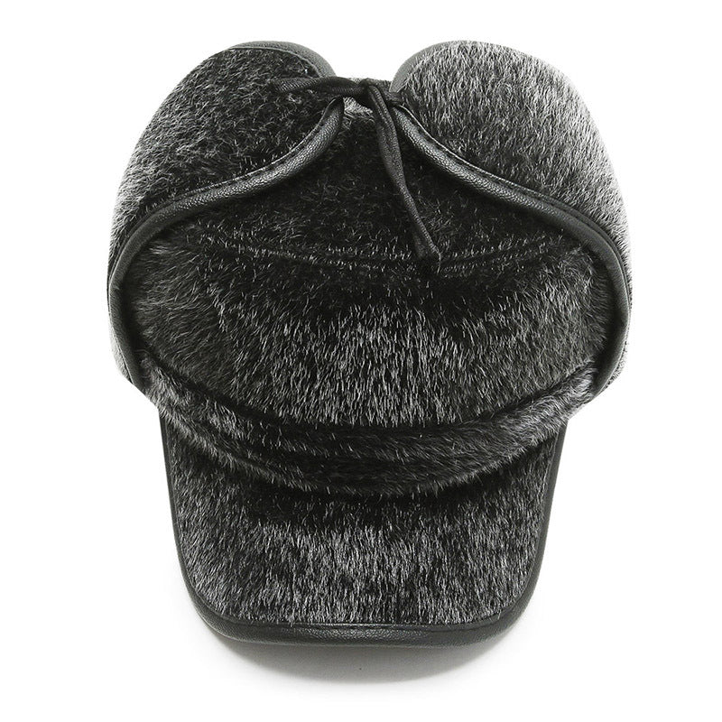 Winter Men's Warm Ear Protection Plush Lei Feng Hat