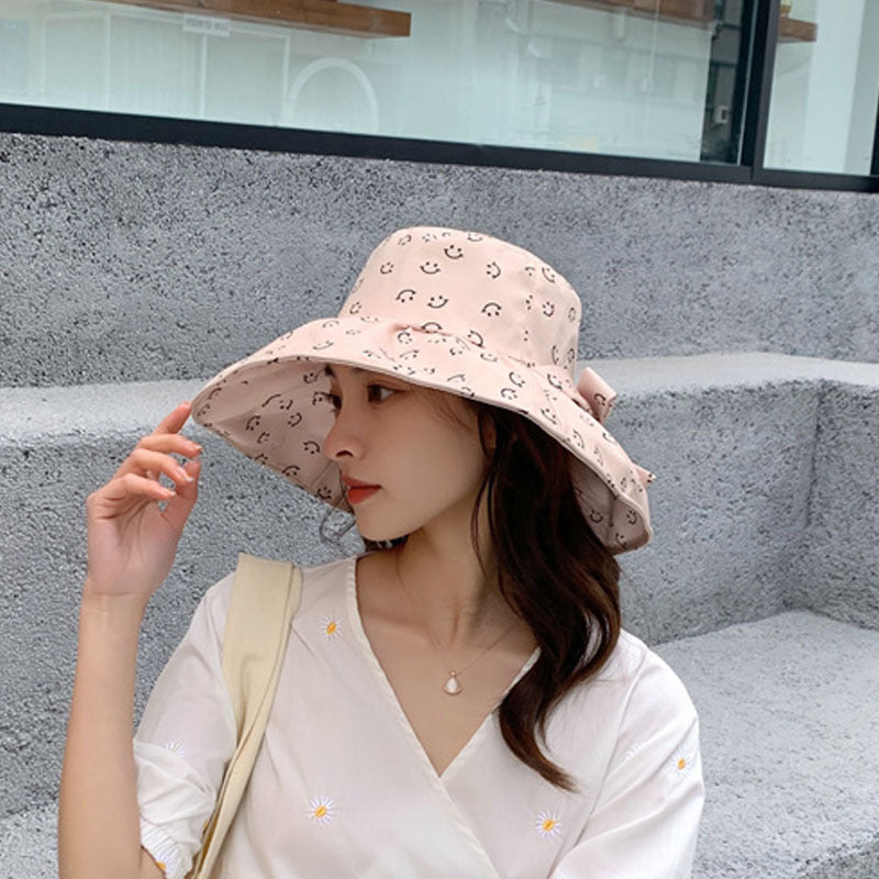 Bowknot Sunscreen Bucket Hat