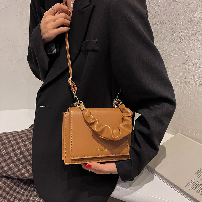 Ladies Workplace Sasual Solid Color Handbag Shoulder Bag